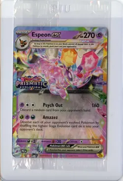 Pokemon Prismatic Evolutions Espeon ex 034/131 Surprise Box Stamped Sealed - Image 1