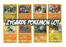 Zygarde Pokemon Cards - Big Lot x8 - All Forms Burning Shadows 100/147 - Image 1