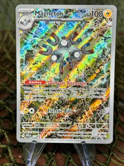 Pokemon TCG: MAGNETON #159 Promo Card SURGING SPARKS ETB PROMO - Image 1
