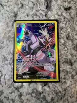 Palkia (Full Art Promo) XY75 XY Holo Black Star Pokemon Card Played - Image 1