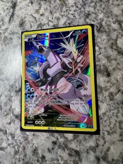 Palkia (Full Art Promo) XY75 XY Holo Black Star Pokemon Card Played - Image 2