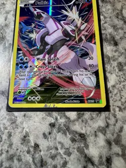 Palkia (Full Art Promo) XY75 XY Holo Black Star Pokemon Card Played - Image 3