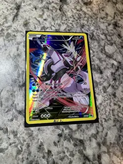 Palkia (Full Art Promo) XY75 XY Holo Black Star Pokemon Card Played - Image 4