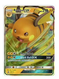 Raichu GX - SM213 Promo Holo SM Promos Pokemon TCG - Image 1