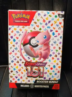 Pokemon TCG, Scarlet and Violet 151 Booster Bundle (6 Packs), Factory Sealed NEW - Image 1