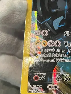 Pokemon TCG Zekrom XY76 Black Star Promo Full Art Holo DMG - Image 4