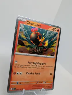 Charcadet - Cosmos Holo 026/182 - Paradox Rift (PAR) - Pokemon TCG - Promo - NM - Image 2