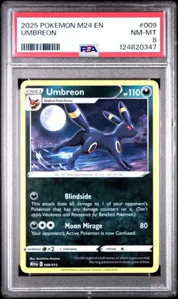 Pokemon Umbreon McDonald’s Collection Promo PSA 8 #009 2025 - Image 1
