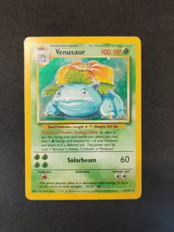 Pokemon TCG Venusaur Base Set 2 Holo Unlimited Rare - Image 1