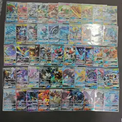 Pokemon TCG RR GX Blastoise Dragonite Golisopod Alolan Ninetales Lot 50 FM - Image 1