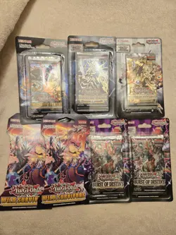 Yugioh 7X Modern Pack Bundle Booster Pack Lot Authentic YU GI OH TCG - Image 1