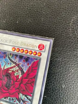 Vintage Yugioh Black Rose Dragon CT05-EN003 Limited Edition Secret Rare NM 💎 - Image 2