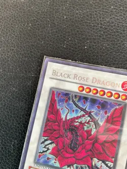 Vintage Yugioh Black Rose Dragon CT05-EN003 Limited Edition Secret Rare NM 💎 - Image 3