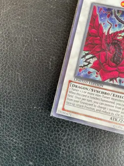 Vintage Yugioh Black Rose Dragon CT05-EN003 Limited Edition Secret Rare NM 💎 - Image 4