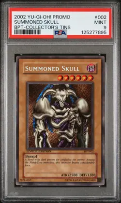 PSA 9 MINT Summoned Skull BPT-002 Secret Rare Promo *7895 YUGIOH - Image 1