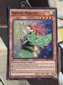 Yugioh! Harpie Harpist - CROS-EN099 - Super Rare - 1st Edition - NM 2201 - Image 1