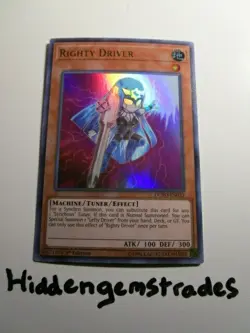 Yugioh! Righty Driver DUPO-EN032 Ultra Rare 1st Edition Near Mint!! - Image 1