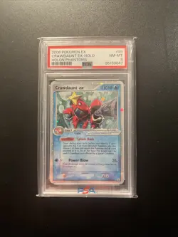 Pokemon Crawdaunt EX Holon Phantoms Ultra Rare Card #99 PSA 9 Mint - Image 1