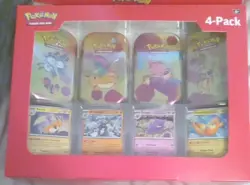 Pokemon Scarlet & Violet 151 (4 Mini Tins + 4 Promo Cards Bundle) SAMS CLUB - Image 1