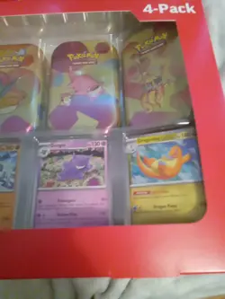 Pokemon Scarlet & Violet 151 (4 Mini Tins + 4 Promo Cards Bundle) SAMS CLUB - Image 3