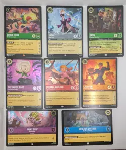 Disney Lorcana & Wonder Card Lot With Box - Image 3