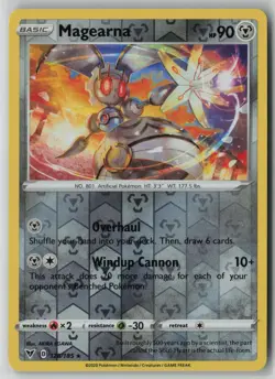 Magearna 128/185 Pokemon Vivid Voltage Reverse Holo Rare Lightly Played Card LP1 - Image 1