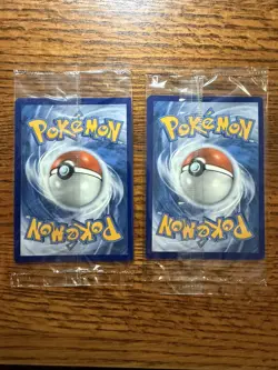 Pokemon Cards Zacian V SWSH076 and Zamazenta V SWSH077 Gold Sealed Promos SEALED - Image 2