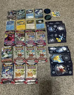 Pokemon TCG 2023 Holiday (Advent) Calendar Contents, Packs And Stamped Cards Etc - Image 2