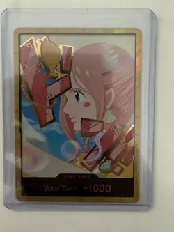One Piece TCG - PRB-02 The Best English - DON!! Card (Shirahoshi) (Gold) - Image 1