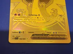Mega Charizard EX Phantasmal Flames 130/094 Mega Ultra Rare Gold Card Near Mint - Image 4