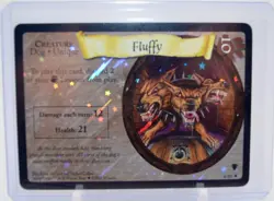 Harry Potter Trading Card Game Fluffy Holo 4/80 - Image 1