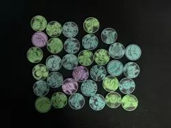 Pokemon Card Coins Green Vileplume Electrode Lot*33 mlz - Image 1