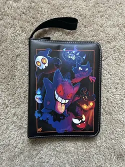 Pokemon TCG Card Binder Gengar 4 Pocket Pages - Image 1