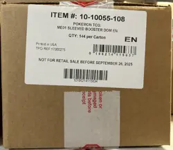 ME01 Mega Evolution SLEEVED Booster CASE (144 Packs of Pokemon Cards) - Image 2