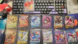 Pokemon TCG Silver Tempest Insane Lot of 13 cards - /195 - #pkT V Card lot - Image 1