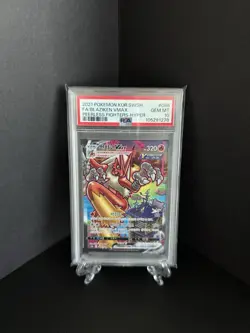 PSA 10 Blaziken VMAX Alt Art Peerless Fighters Korean Pokemon Card HR 086/070 - Image 1