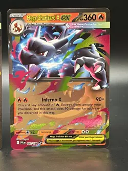 Mega Charizard x EX 109/094 Phantasmal Flames Pack Fresh NM 2 card lot - Image 4