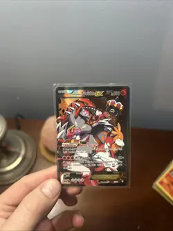 Pokemon TCG Team Magma's Groudon-EX Double Crisis Holo Card 15/34 MP Rare - Image 1