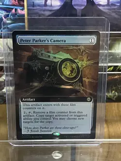 Peter Parker's Camera (Extended Art) Foil R Marvel's Spider-Man 280 NM - Image 1