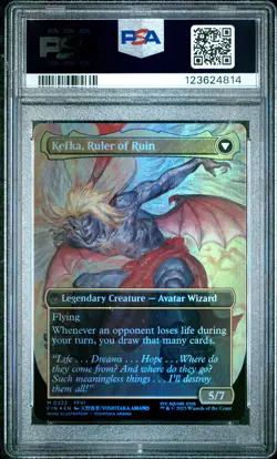 4814 Kefka Court Mage of Ruin 2025 MTG Final Fantasy #0322 Foil PSA 10 - Image 2