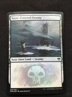 Snow-Covered Swamp - Foil - Kaldheim - NM - EN - 280 - Image 1