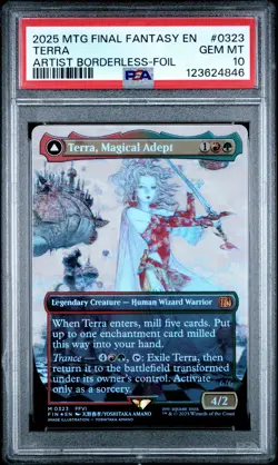 4846 Terra Magical Adept Esper 2025 MTG Final Fantasy #0323 Foil PSA 10 - Image 1