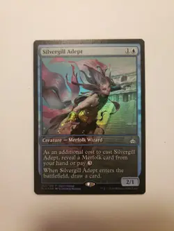 1x - Silvergill Adept - FOIL - Open House Promos - UC NM MTG - Image 1