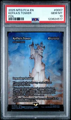 4517 Kefka's Tower 2025 Magic: The Gathering Final Fantasy FCA #0007 Foil PSA 10 - Image 1