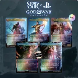 Secret Lair x God of War: Norse Foil Edition Playstation Superdrop MTG Sealed - Image 1