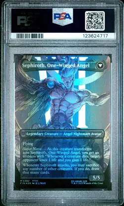 4717 Sephiroth Fabled One-Winged Angel 2025 MTG Final Fantasy #0382 Foil PSA 10 - Image 2