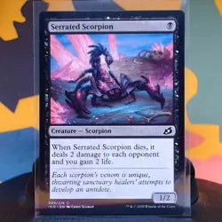 Serrated Scorpion Unplayed MTG Magic The Gathering Ikoria Lair of Behemoths #099 - Image 1