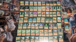 Lot Of 73 GREEN MTG FBB 4th Edition Black Border Magic The Gathering FOREIGN FWB - Image 1