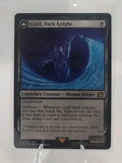 MTG Cecil, Dark Knight #0091 R Final Fantasy NM Regular - Image 1