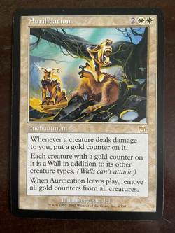 Magic The Gathering - Onslaught - Aurification NM - Image 1